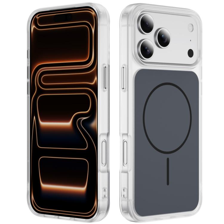For iPhone 17 Pro Crystal Frosted Skin Feel Magnetic MagSafe Phone Case(Black)
For iPhone 17 Pro Crystal Frosted Skin Feel Magnetic MagSafe Phone Case(Black)