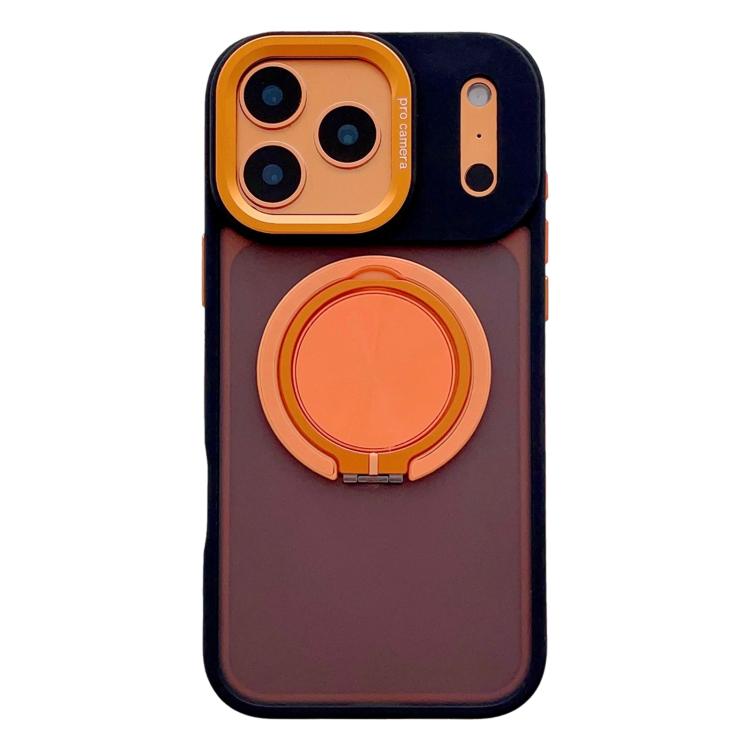 For iPhone 17 Pro Max Skin Feel Frosted 360 Degree Rotation Magnetic Holder MagSafe Phone Case(Orange)
For iPhone 17 Pro Max Skin Feel Frosted 360 Degree Rotation Magnetic Holder MagSafe Phone Case(Orange)