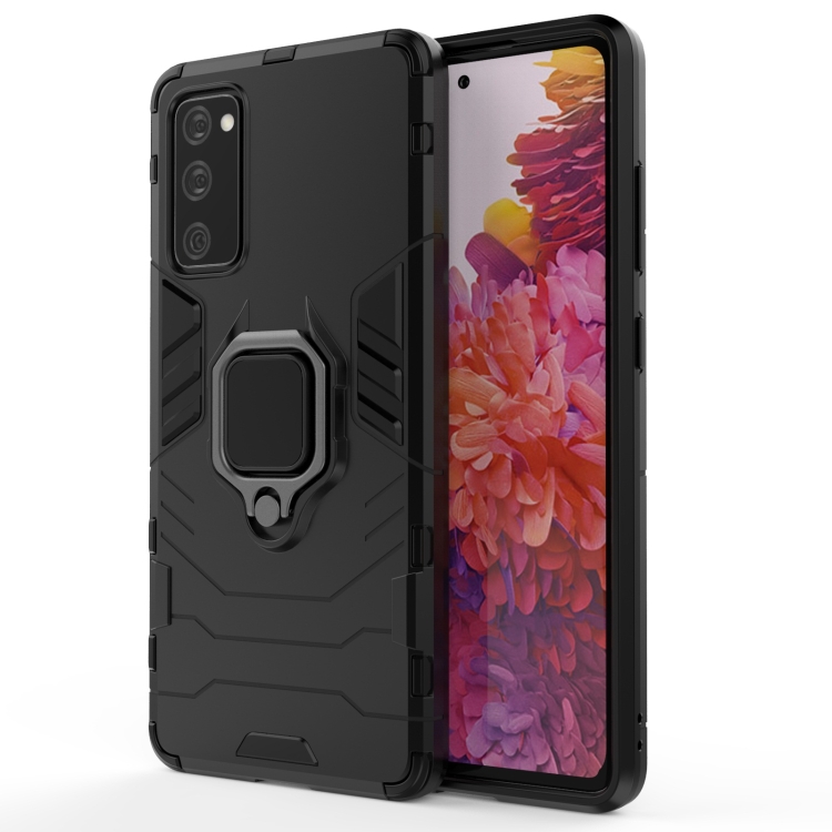 For Samsung Galaxy S20 FE PC + TPU Shockproof Protective Case with Magnetic Ring Holder(Black)
For Samsung Galaxy S20 FE PC + TPU Shockproof Protective Case with Magnetic Ring Holder(Black)