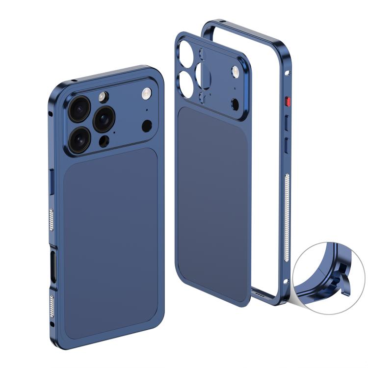 For iPhone 16 Pro Cooling Frame Transforms into 17 Pro Metal Backplate Phone Case(Blue)
For iPhone 16 Pro Cooling Frame Transforms into 17 Pro Metal Backplate Phone Case(Blue)