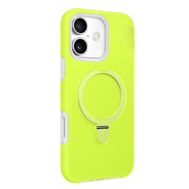 For iPhone 17 Jelly Liquid Silicone MagSafe Holder Phone Case(Lemon Green)
For iPhone 17 Jelly Liquid Silicone MagSafe Holder Phone Case(Lemon Green)