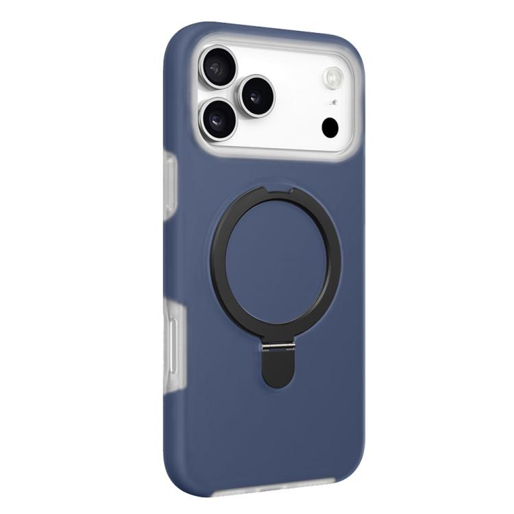 For iPhone 17 Pro Jelly Liquid Silicone MagSafe Holder Phone Case(Dark Blue + Black)
For iPhone 17 Pro Jelly Liquid Silicone MagSafe Holder Phone Case(Dark Blue + Black)