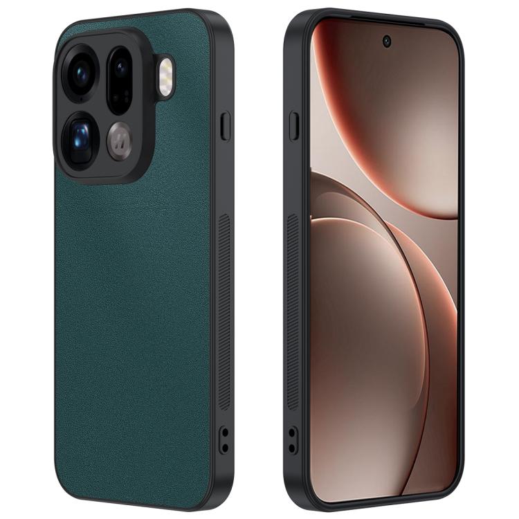 For OPPO Find X9 Pro Ultra-thin Plain Skin Leather Phone Case(Green)
For OPPO Find X9 Pro Ultra-thin Plain Skin Leather Phone Case(Green)