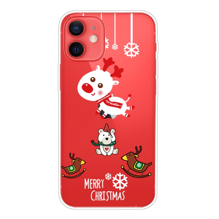 Christmas Series Clear TPU Protective Case For iPhone 12 / 12 Pro(Trojan Bear Deer)
Christmas Series Clear TPU Protective Case For iPhone 12 / 12 Pro(Trojan Bear Deer)