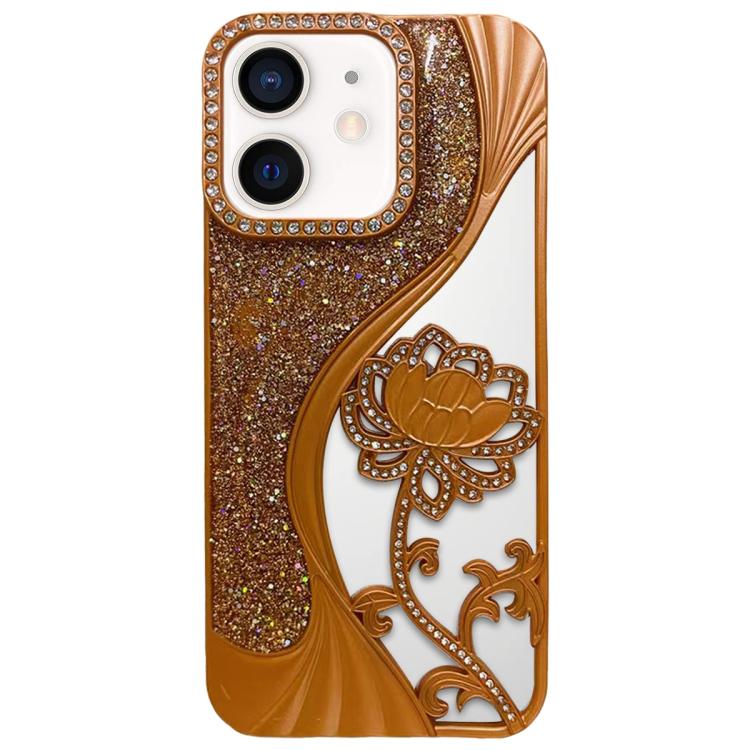 For iPhone 11 Electroplated TPU Lotus Hollow-carved Rhinestone Glitter Phone Case(Orange)
For iPhone 11 Electroplated TPU Lotus Hollow-carved Rhinestone Glitter Phone Case(Orange)