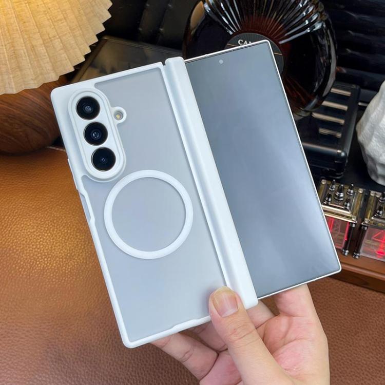 For Samsung Galaxy Z Fold7 5G Matte Skin Feel MagSafe Dual Axis Folding Phone Case(White)
For Samsung Galaxy Z Fold7 5G Matte Skin Feel MagSafe Dual Axis Folding Phone Case(White)