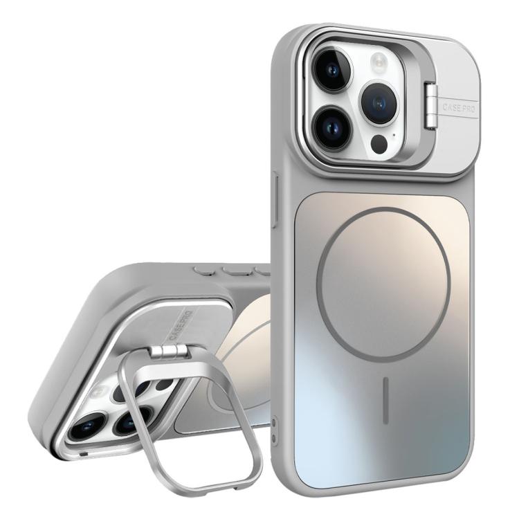 For iPhone 12 Pro Max AG Frosted Lens Holder MagSafe Phone Case(Titanium Silver)
For iPhone 12 Pro Max AG Frosted Lens Holder MagSafe Phone Case(Titanium Silver)