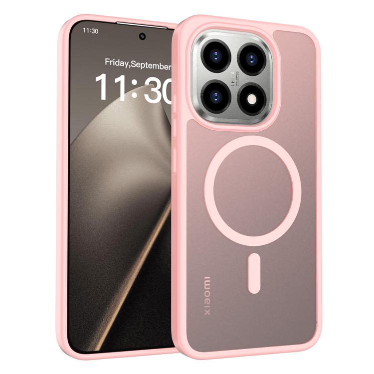 For Xiaomi 15T 5G Skin Feel TPU Hybrid PC MagSafe Phone Case(Pink)
For Xiaomi 15T 5G Skin Feel TPU Hybrid PC MagSafe Phone Case(Pink)