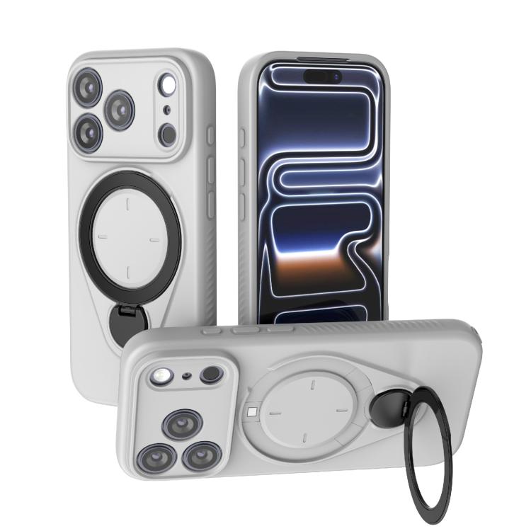 For iPhone 17 Pro Ring Shield MagSafe TPU Phone Case with 360 Degree Rotating Holder(Grey)
For iPhone 17 Pro Ring Shield MagSafe TPU Phone Case with 360 Degree Rotating Holder(Grey)