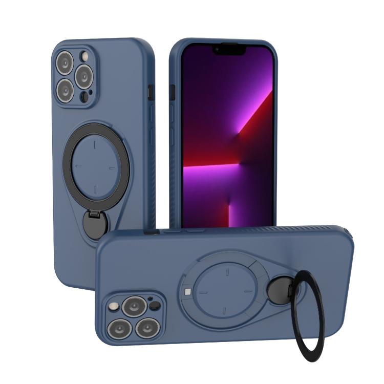 For iPhone 13 Pro Max Ring Shield MagSafe TPU Phone Case with 360 Degree Rotating Holder(Blue)
For iPhone 13 Pro Max Ring Shield MagSafe TPU Phone Case with 360 Degree Rotating Holder(Blue)
