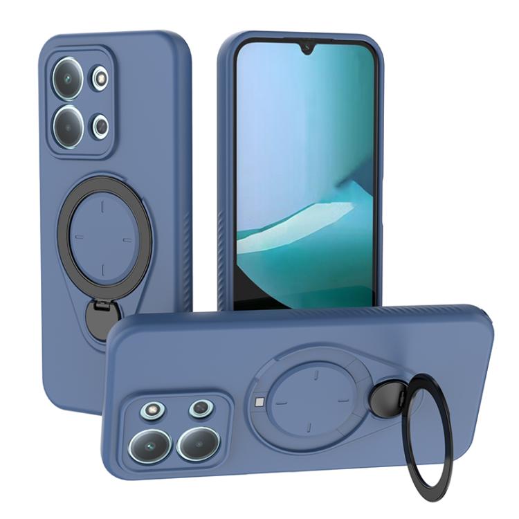 For Redmi 15C 5G / 4G EU 173mm Ring Shield MagSafe TPU Phone Case with 360 Degree Rotating Holder(Blue)
For Redmi 15C 5G / 4G EU 173mm Ring Shield MagSafe TPU Phone Case with 360 Degree Rotating Holder(Blue)