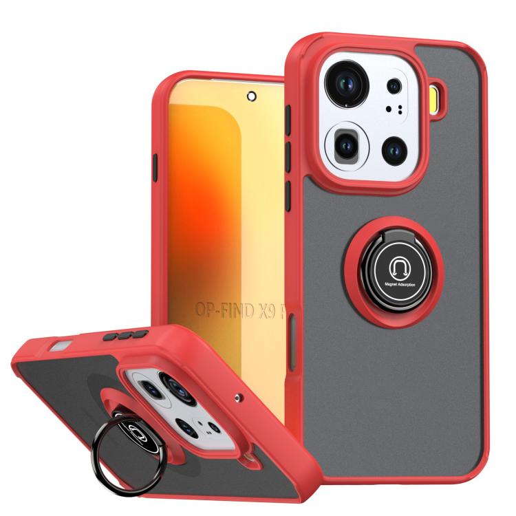 For OPPO Find X9 Pro Q Shadow 1 Series TPU + PC Phone Case with Ring(Red + Black)
For OPPO Find X9 Pro Q Shadow 1 Series TPU + PC Phone Case with Ring(Red + Black)