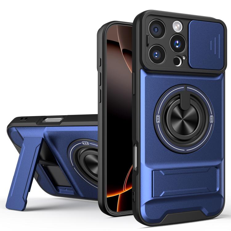 For iPhone 16 Pro Lens Sliding Window Multifunctional Magnetic Shockproof Phone Case(Royal Blue)
For iPhone 16 Pro Lens Sliding Window Multifunctional Magnetic Shockproof Phone Case(Royal Blue)