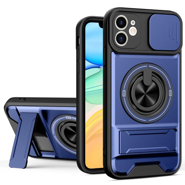 For iPhone 11 Lens Sliding Window Multifunctional Magnetic Shockproof Phone Case(Royal Blue)
For iPhone 11 Lens Sliding Window Multifunctional Magnetic Shockproof Phone Case(Royal Blue)