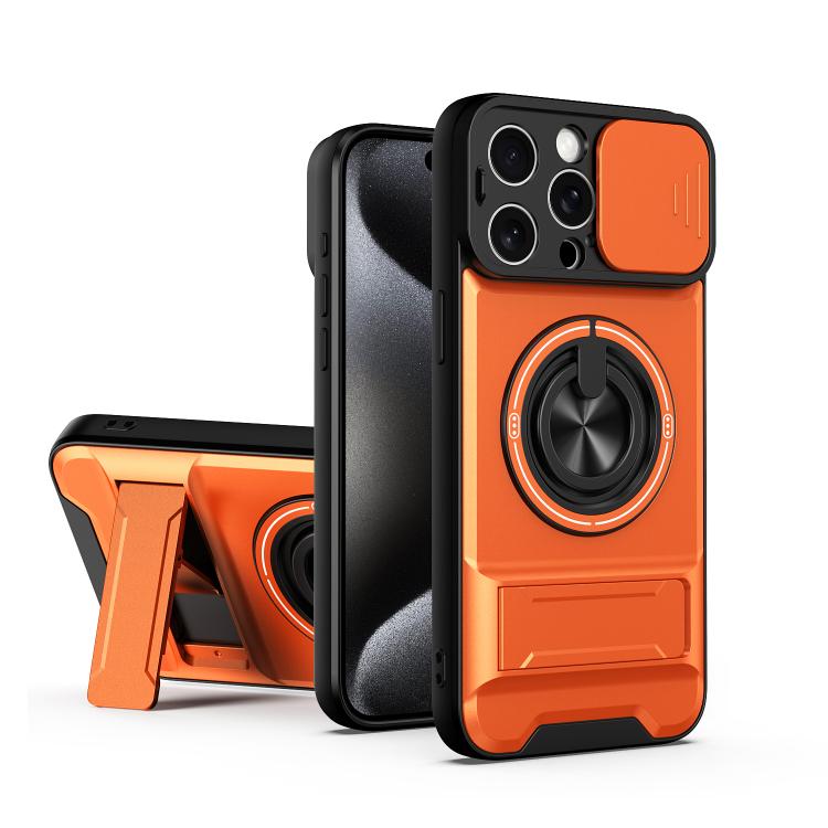 For iPhone 15 Pro Max Lens Sliding Window Multifunctional Magnetic Shockproof Phone Case(Orange)
For iPhone 15 Pro Max Lens Sliding Window Multifunctional Magnetic Shockproof Phone Case(Orange)