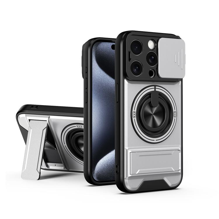 For iPhone 15 Pro Lens Sliding Window Multifunctional Magnetic Shockproof Phone Case(Titanium Gray)
For iPhone 15 Pro Lens Sliding Window Multifunctional Magnetic Shockproof Phone Case(Titanium Gray)