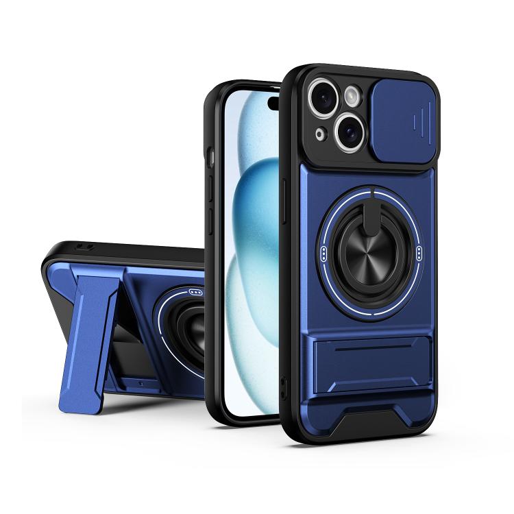 For iPhone 15 Lens Sliding Window Multifunctional Magnetic Shockproof Phone Case(Royal Blue)
For iPhone 15 Lens Sliding Window Multifunctional Magnetic Shockproof Phone Case(Royal Blue)