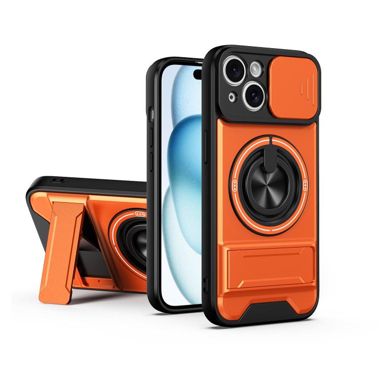 For iPhone 15 Lens Sliding Window Multifunctional Magnetic Shockproof Phone Case(Orange)
For iPhone 15 Lens Sliding Window Multifunctional Magnetic Shockproof Phone Case(Orange)