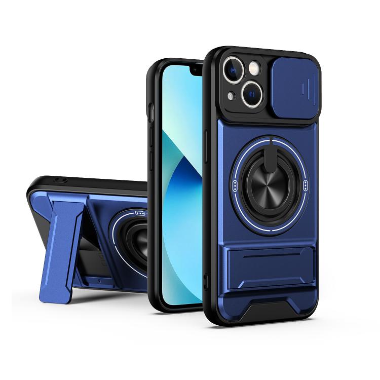 For iPhone 13 Lens Sliding Window Multifunctional Magnetic Shockproof Phone Case(Royal Blue)
For iPhone 13 Lens Sliding Window Multifunctional Magnetic Shockproof Phone Case(Royal Blue)