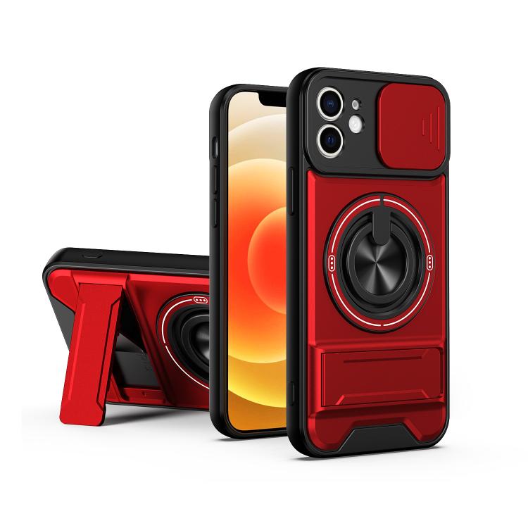 For iPhone 12 Lens Sliding Window Multifunctional Magnetic Shockproof Phone Case(Red)
For iPhone 12 Lens Sliding Window Multifunctional Magnetic Shockproof Phone Case(Red)