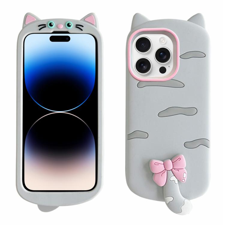 For iPhone 14 Pro Cute 3D Cat Design Silicone Soft Phone Case
For iPhone 14 Pro Cute 3D Cat Design Silicone Soft Phone Case
