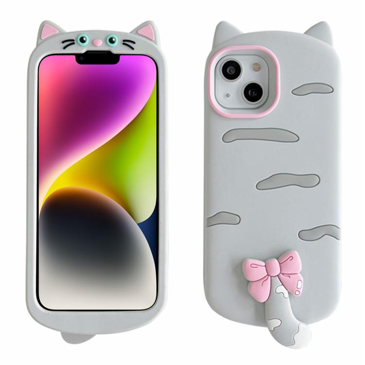 For iPhone 14 Plus Cute 3D Cat Design Silicone Soft Phone Case
For iPhone 14 Plus Cute 3D Cat Design Silicone Soft Phone Case