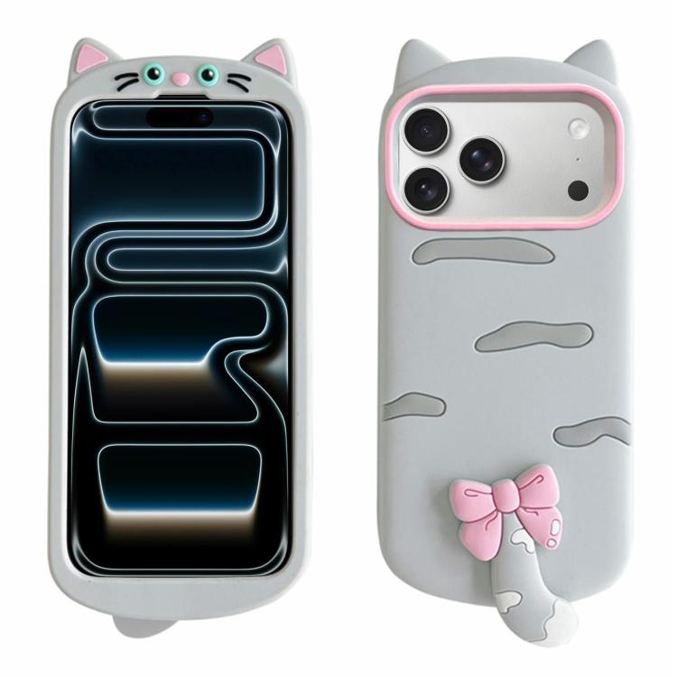 For iPhone 17 Pro Max Cute 3D Cat Design Silicone Soft Phone Case
For iPhone 17 Pro Max Cute 3D Cat Design Silicone Soft Phone Case