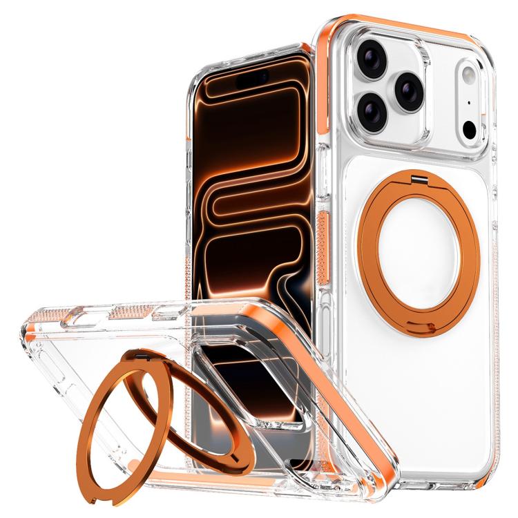 For iPhone 17 Pro Ice Armor Magnetic Rotation Holder PC Hybrid TPU Phone Case(Orange)
For iPhone 17 Pro Ice Armor Magnetic Rotation Holder PC Hybrid TPU Phone Case(Orange)