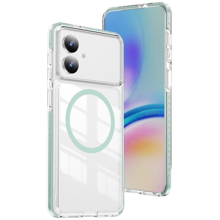 For Samsung Galaxy S26 Edge 5G Crystal Shield Clear Magnetic Acrylic Hybrid TPU Phone Case(Mint Green)
For Samsung Galaxy S26 Edge 5G Crystal Shield Clear Magnetic Acrylic Hybrid TPU Phone Case(Mint Green)