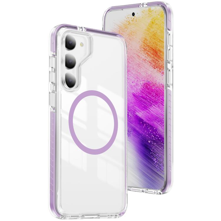 For Samsung Galaxy S23 5G Crystal Shield Clear Magnetic Acrylic Hybrid TPU Phone Case(Purple)
For Samsung Galaxy S23 5G Crystal Shield Clear Magnetic Acrylic Hybrid TPU Phone Case(Purple)