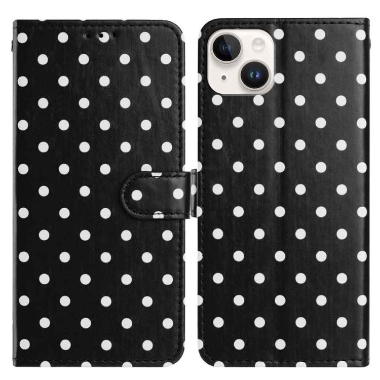 For iPhone 13 Small Dots Pattern Vegan Leather Phone Case(Black)
For iPhone 13 Small Dots Pattern Vegan Leather Phone Case(Black)