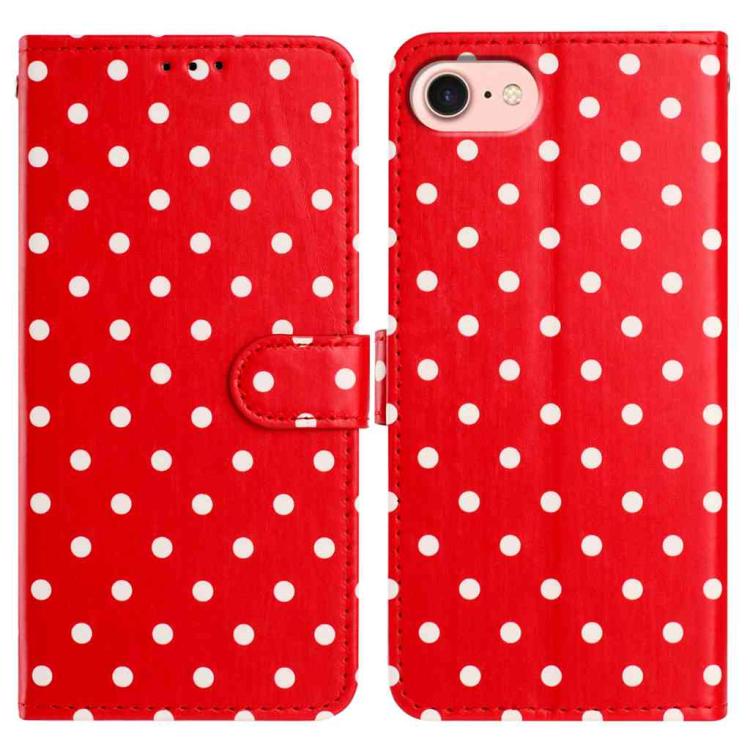 For iPhone 17e / 16e Small Dots Pattern Vegan Leather Phone Case(Red)
For iPhone 17e / 16e Small Dots Pattern Vegan Leather Phone Case(Red)
