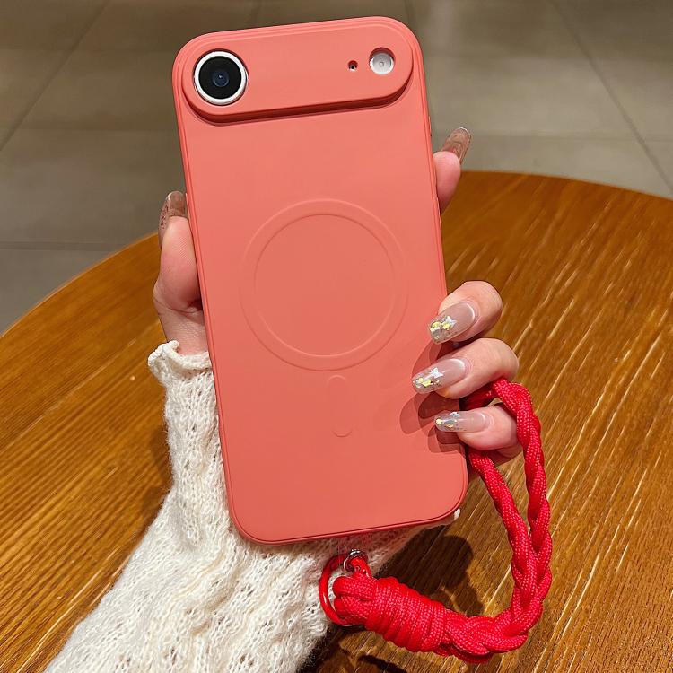 For iPhone Air Solid Color Liquid Silicone Magnetic Phone Case with Lanyard(Grass Purple)
For iPhone Air Solid Color Liquid Silicone Magnetic Phone Case with Lanyard(Grass Purple)