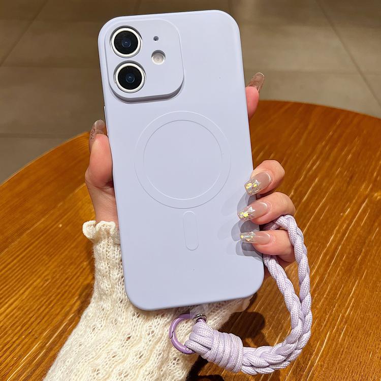 For iPhone 11 Solid Color Liquid Silicone Magnetic Phone Case with Lanyard(Lilac Purple)
For iPhone 11 Solid Color Liquid Silicone Magnetic Phone Case with Lanyard(Lilac Purple)