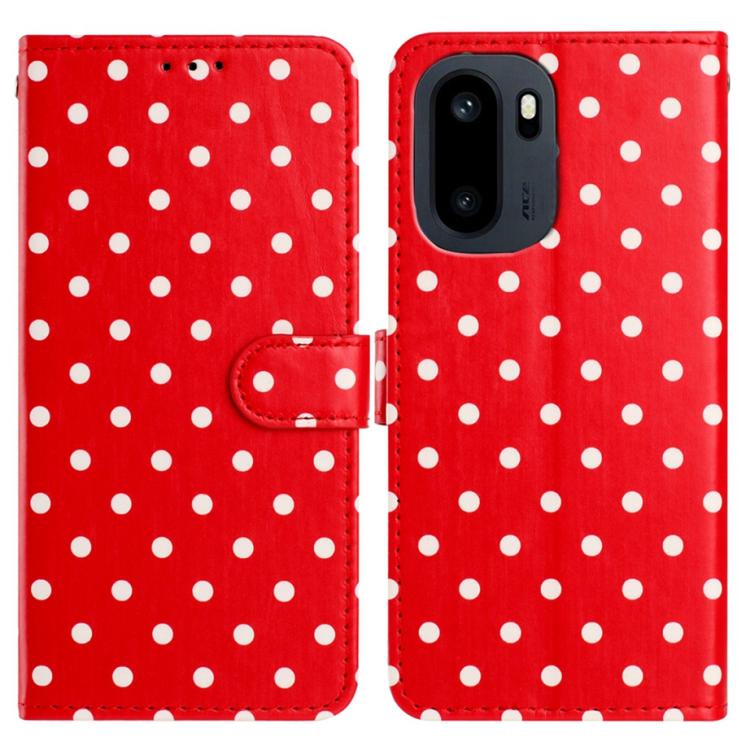 For OnePlus Ace 6 Small Dots Pattern Vegan Leather Phone Case(Red)
For OnePlus Ace 6 Small Dots Pattern Vegan Leather Phone Case(Red)