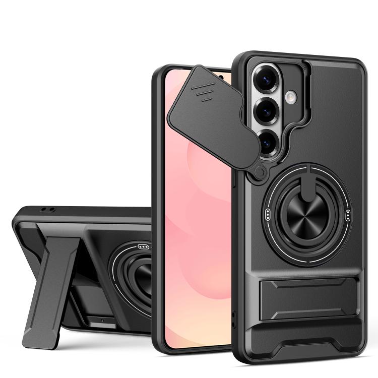 For Samsung Galaxy S26 5G Lens Sliding Window Multifunctional Magnetic Shockproof Phone Case(Black)
For Samsung Galaxy S26 5G Lens Sliding Window Multifunctional Magnetic Shockproof Phone Case(Black)