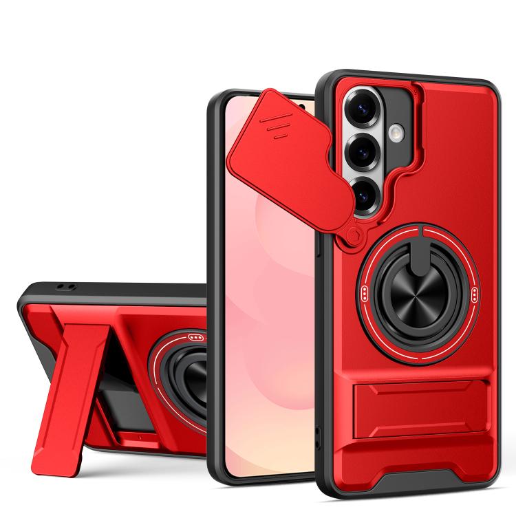 For Samsung Galaxy S26 5G Lens Sliding Window Multifunctional Magnetic Shockproof Phone Case(Red)
For Samsung Galaxy S26 5G Lens Sliding Window Multifunctional Magnetic Shockproof Phone Case(Red)