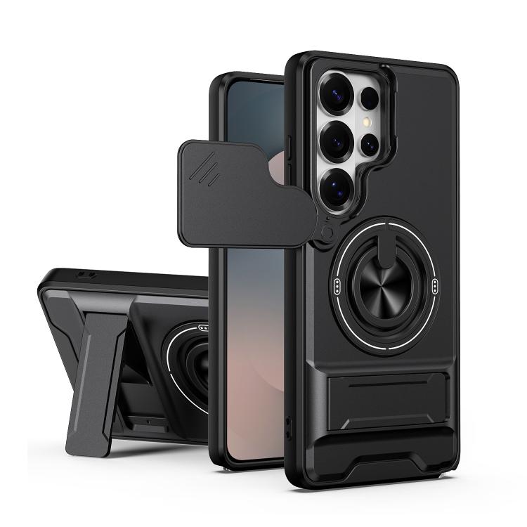 For Samsung Galaxy S26 Ultra 5G Lens Sliding Window Multifunctional Magnetic Shockproof Phone Case(Black)
For Samsung Galaxy S26 Ultra 5G Lens Sliding Window Multifunctional Magnetic Shockproof Phone Case(Black)