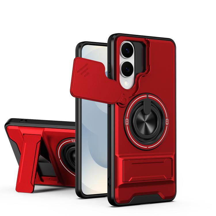 For Samsung Galaxy S25 Edge 5G Lens Sliding Window Multifunctional Magnetic Shockproof Phone Case(Red)
For Samsung Galaxy S25 Edge 5G Lens Sliding Window Multifunctional Magnetic Shockproof Phone Case(Red)
