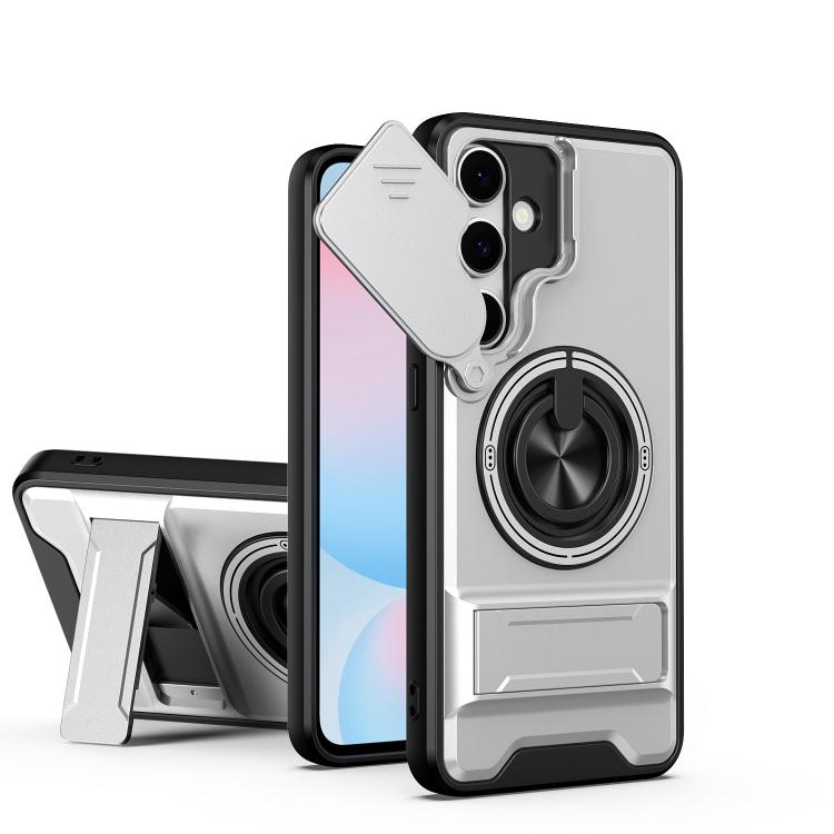 For Samsung Galaxy S24 FE 5G Lens Sliding Window Multifunctional Magnetic Shockproof Phone Case(Titanium Gray)
For Samsung Galaxy S24 FE 5G Lens Sliding Window Multifunctional Magnetic Shockproof Phone Case(Titanium Gray)