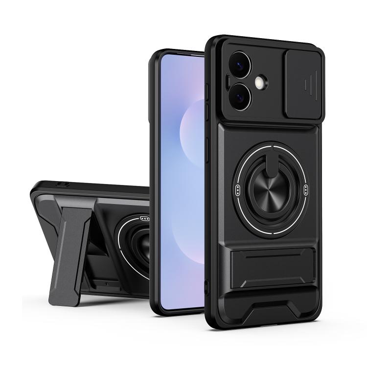 For Galaxy S26 Edge 5G Lens Sliding Window Multifunctional Magnetic Shockproof Phone Case(Black)
For Galaxy S26 Edge 5G Lens Sliding Window Multifunctional Magnetic Shockproof Phone Case(Black)
