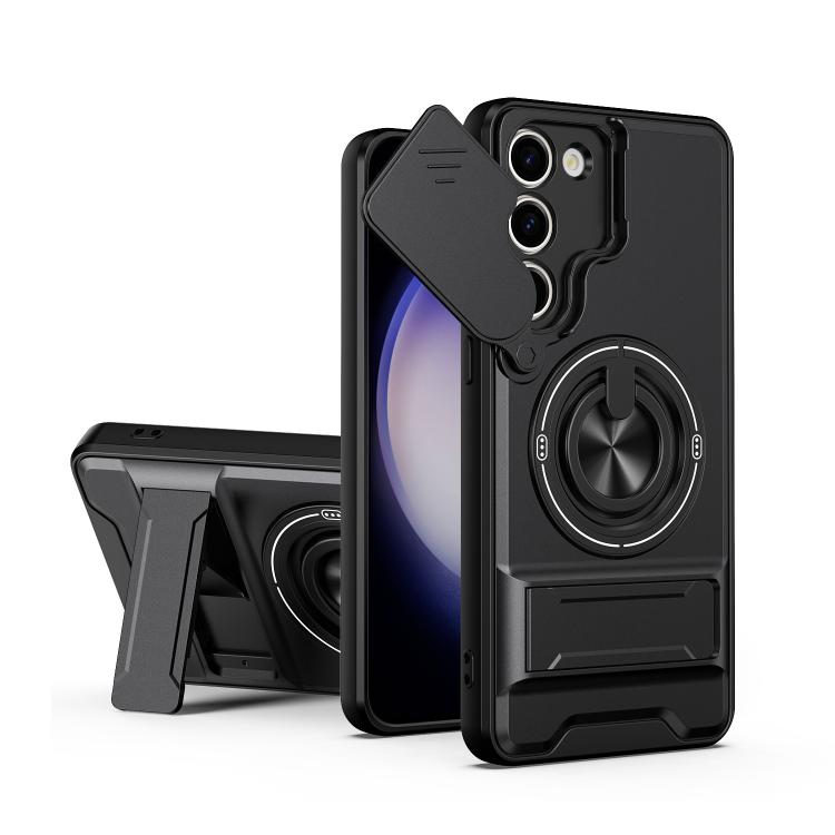 For Galaxy S23+ 5G Lens Sliding Window Multifunctional Magnetic Shockproof Phone Case(Black)
For Galaxy S23+ 5G Lens Sliding Window Multifunctional Magnetic Shockproof Phone Case(Black)