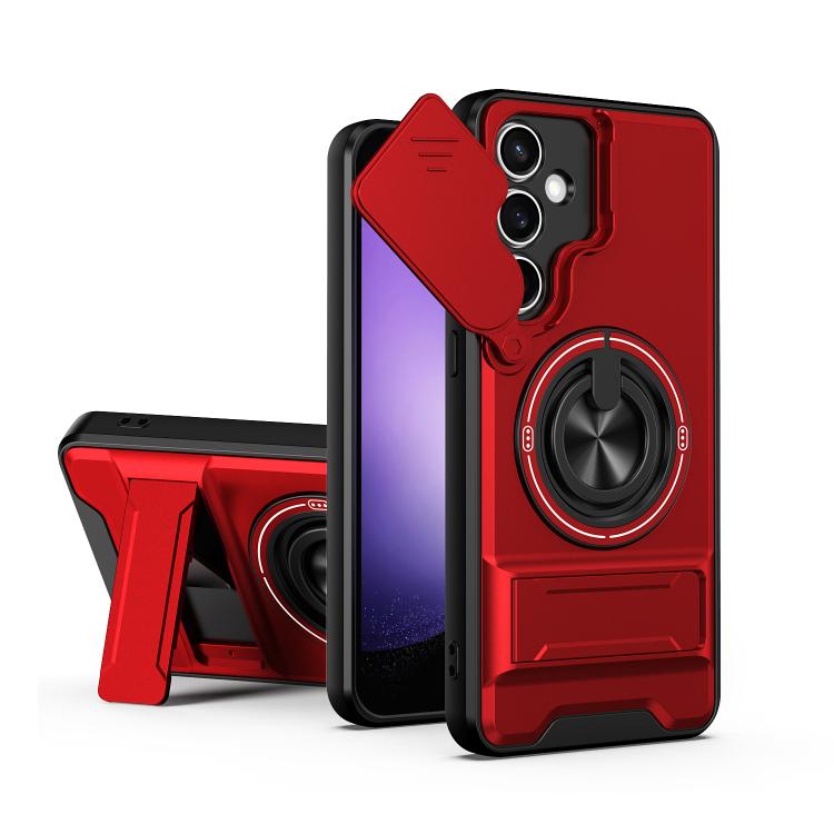 For Galaxy S23 FE 5G Lens Sliding Window Multifunctional Magnetic Shockproof Phone Case(Red)
For Galaxy S23 FE 5G Lens Sliding Window Multifunctional Magnetic Shockproof Phone Case(Red)