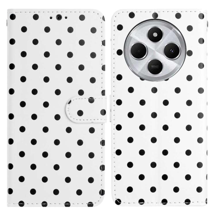 For Redmi 14C 4G / 14R / Poco C75 Small Dots Pattern Vegan Leather Phone Case(White)
For Redmi 14C 4G / 14R / Poco C75 Small Dots Pattern Vegan Leather Phone Case(White)