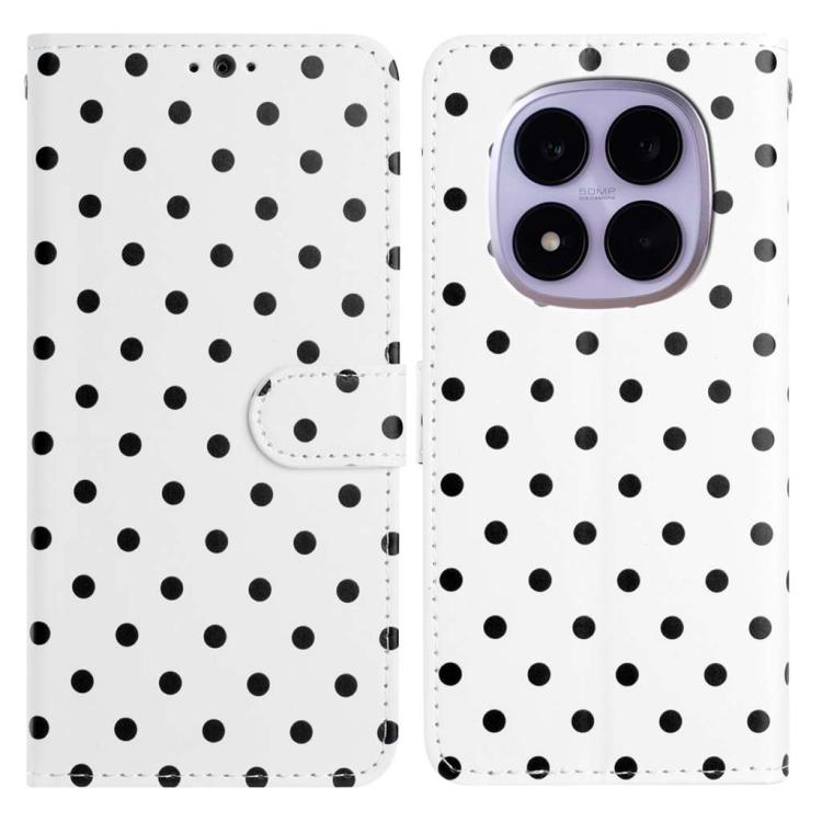 For Redmi Note 15 Pro 5G Global 163.6mm Small Dots Pattern Vegan Leather Phone Case(White)
For Redmi Note 15 Pro 5G Global 163.6mm Small Dots Pattern Vegan Leather Phone Case(White)