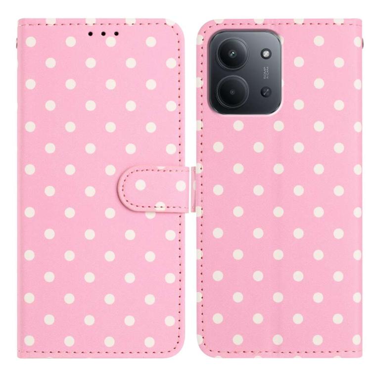 For Redmi 15C 4G / 5G EU 173mm Small Dots Pattern Vegan Leather Phone Case(Pink)
For Redmi 15C 4G / 5G EU 173mm Small Dots Pattern Vegan Leather Phone Case(Pink)