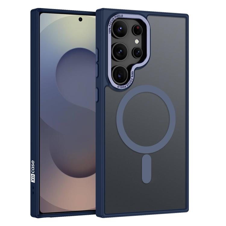 For Samsung Galaxy S25 Ultra 5G XDcase Metal Lens Frame Skin Feel Magnetic Phone Case(Dark Blue)
For Samsung Galaxy S25 Ultra 5G XDcase Metal Lens Frame Skin Feel Magnetic Phone Case(Dark Blue)