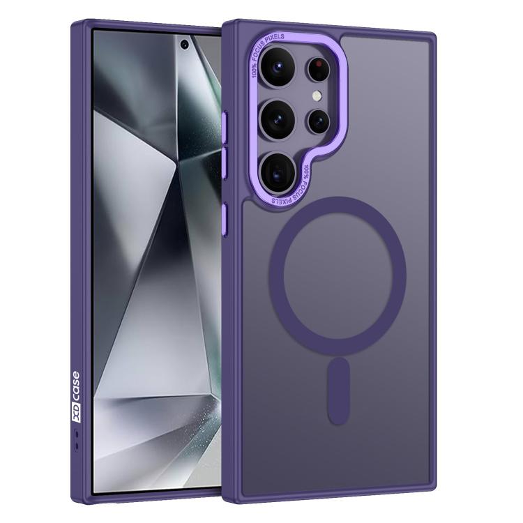 For Samsung Galaxy S24 Ultra 5G XDcase Metal Lens Frame Skin Feel Magnetic Phone Case(Purple)
For Samsung Galaxy S24 Ultra 5G XDcase Metal Lens Frame Skin Feel Magnetic Phone Case(Purple)