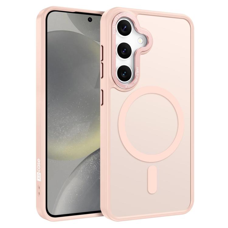 For Samsung Galaxy S24+ 5G XDcase Metal Lens Frame Skin Feel Magnetic Phone Case(Pink)
For Samsung Galaxy S24+ 5G XDcase Metal Lens Frame Skin Feel Magnetic Phone Case(Pink)
