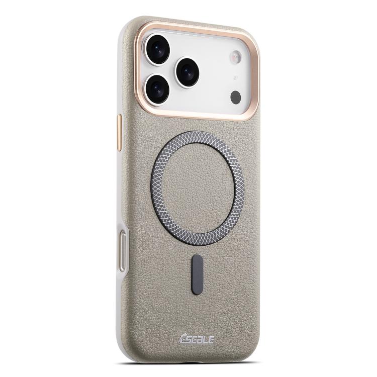 For iPhone 17 Pro ESEBLE L2 Litchi Texture Metal Lens Magnetic Phone Case(Grey)
For iPhone 17 Pro ESEBLE L2 Litchi Texture Metal Lens Magnetic Phone Case(Grey)